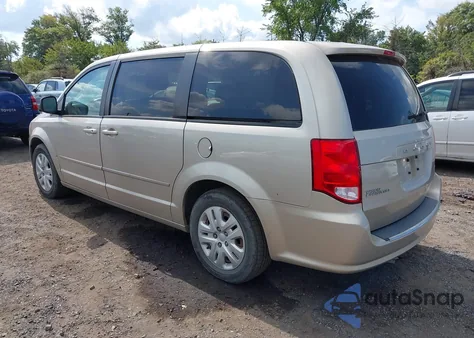 2016 Dodge Grand Caravan Se из США, поврежденный, VIN 2C4RDGBG5GR143251